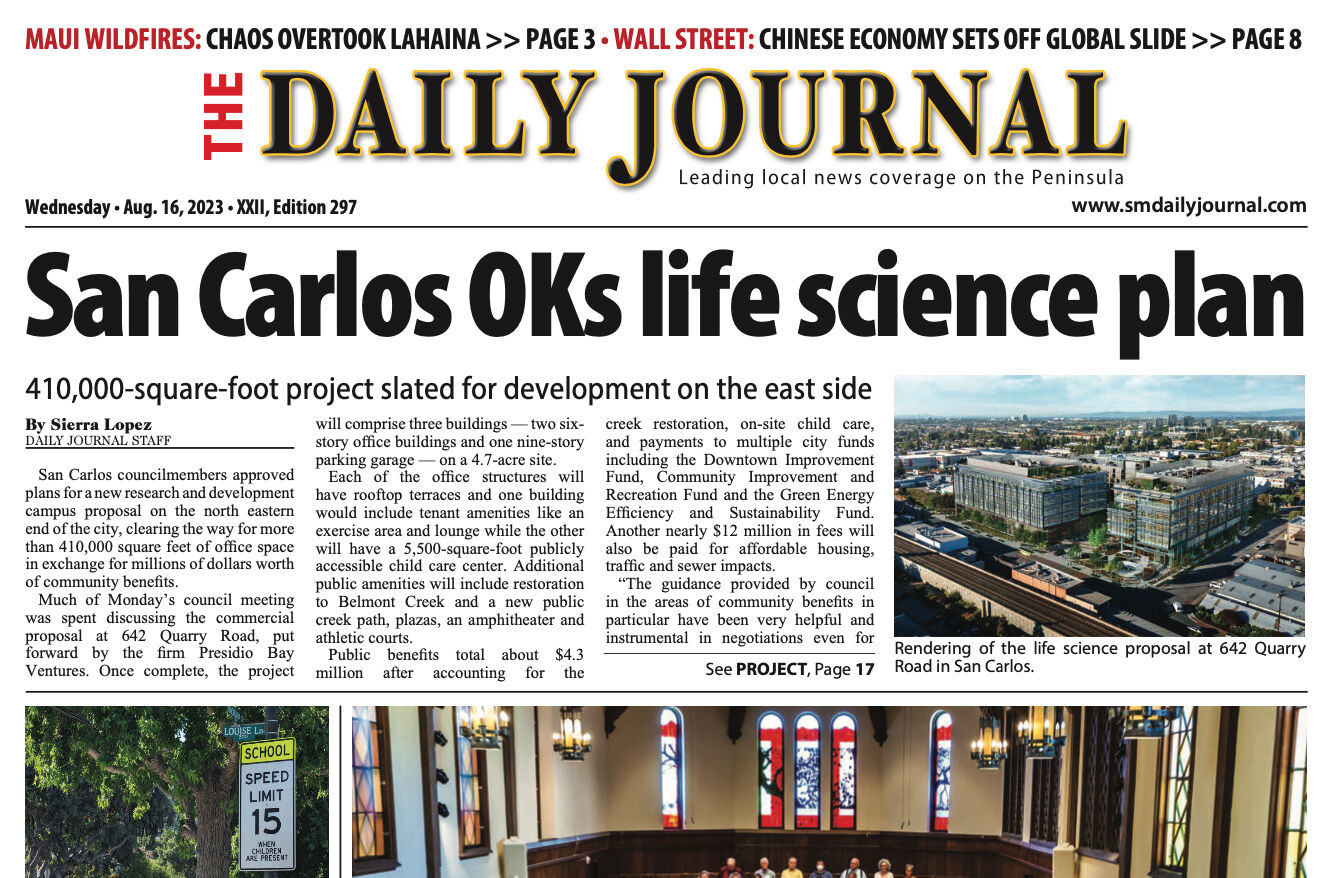 San Mateo Daily Journal: 2023